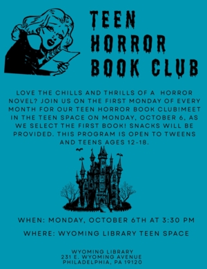 Teen Horror Book Club